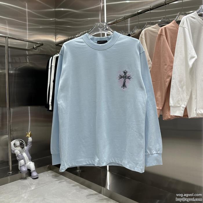 長袖TシャツCHROME HEARTSコピー 商品 販売目が離せない快適な着心地_0_2