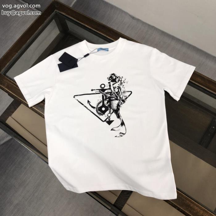 プラダコピー ブランド 通販新色入荷お洒落さんの愛用率が高い半袖Tシャツ_0_3