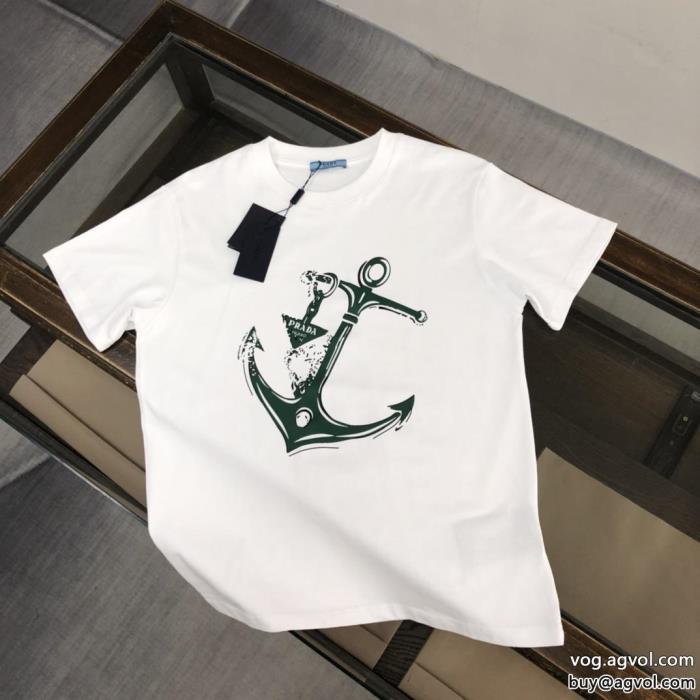必需品鮮度が手に入るコピー 商品 販売プラダ半袖Tシャツ_0_3