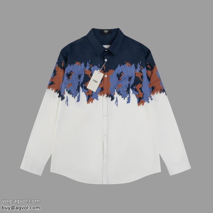 長袖シャツコピー ブランド 通販FENDI2024の新作アイドル着用_0_3