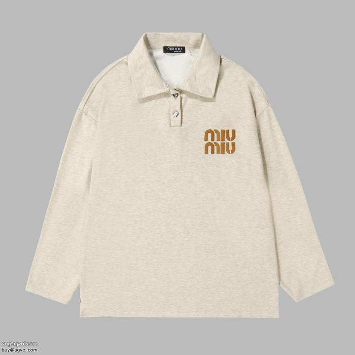 MIUMIU長袖Tシャツコピー 品 ブランド必需品在庫希少_0_1