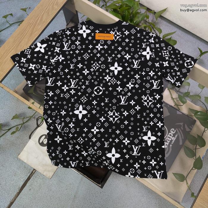 スーパー コピー 通販 優良半袖Tシャツ大人の色味幅広く使えるルイ ヴィトン_0_0