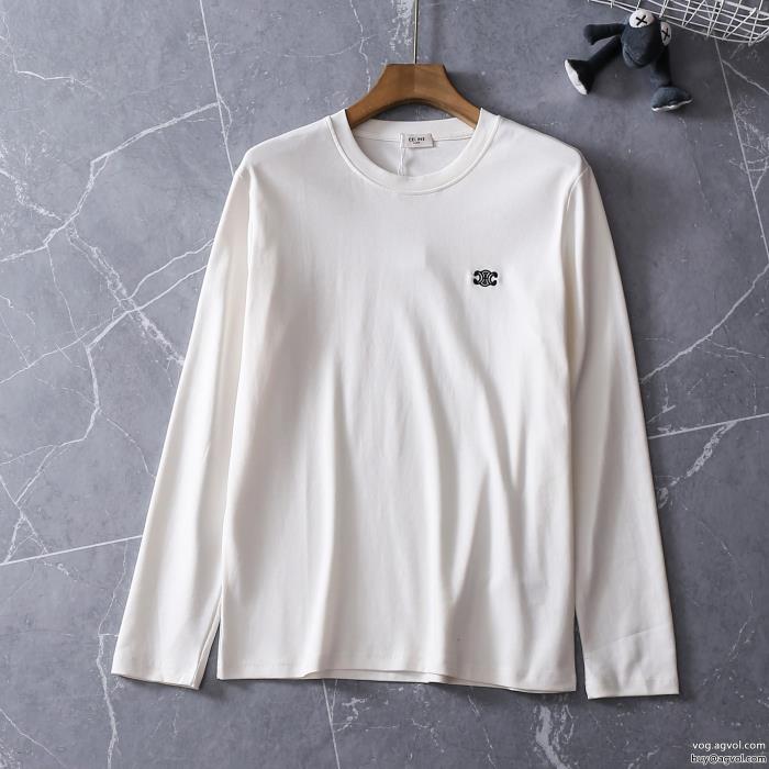 上質な素材完売目前長袖Tシャツセリーヌブランド 通販_0_1