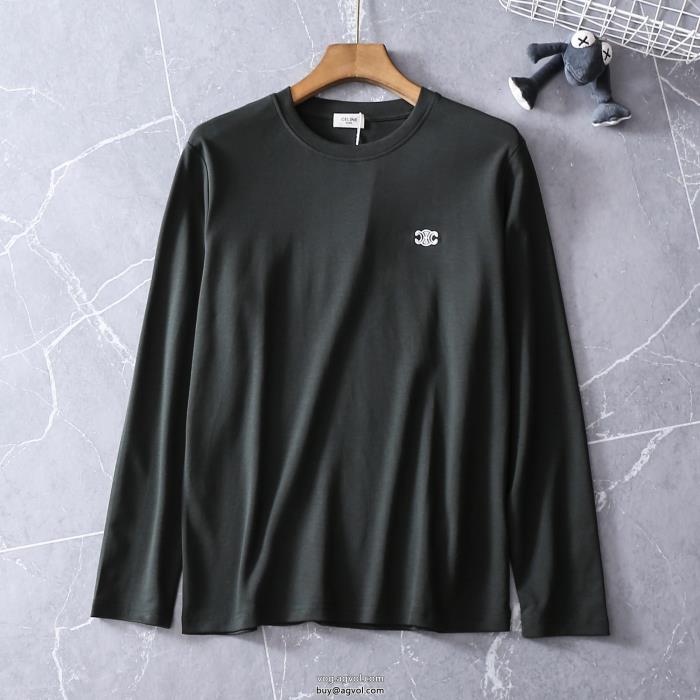 上質な素材完売目前長袖Tシャツセリーヌブランド 通販_0_2