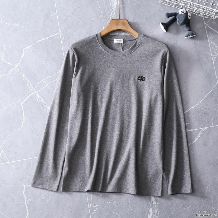 上質な素材完売目前長袖Tシャツセリーヌブランド 通販_0_4