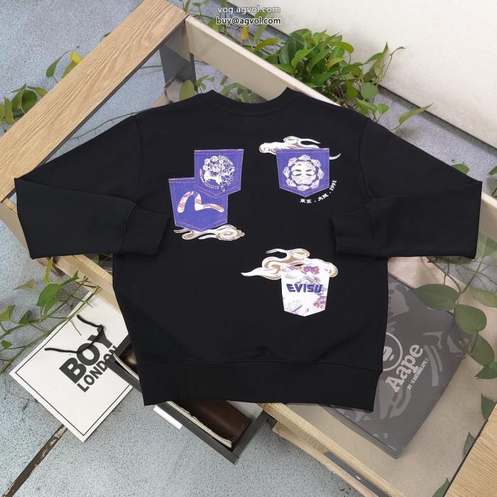 残りサイズわずか透け感優しいパーカーブランド 通販EVISU_0_1