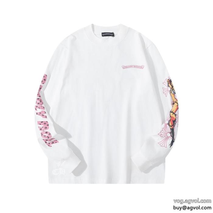 ブランド 品 激安 通販長袖Tシャツ王道コンビ海外限定モデル 新作CHROME HEARTS_0_2