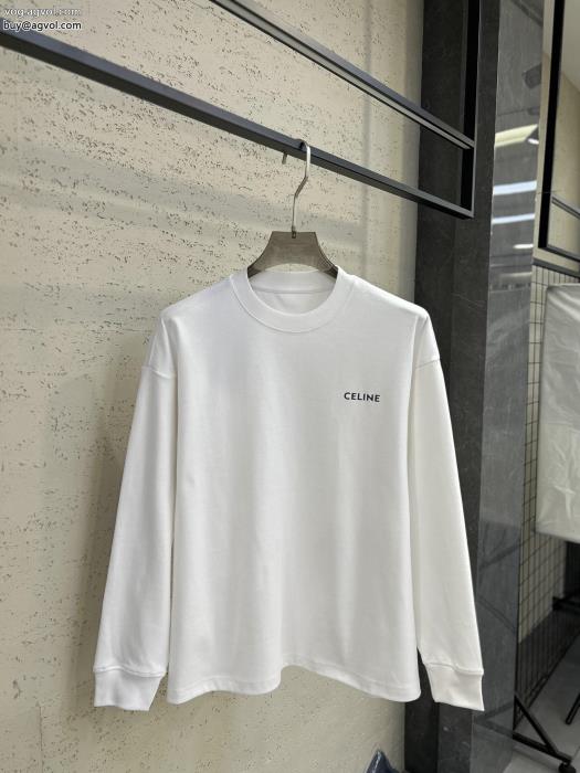 夏に絶対使える限定的通勤にもOKブランド コピー s 級半袖TシャツCELINE_0_2