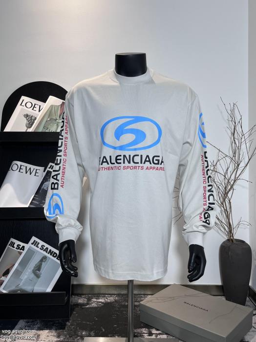 コピー 商品 販売在庫希少最新作即発balenciaga長袖Tシャツ_0_1