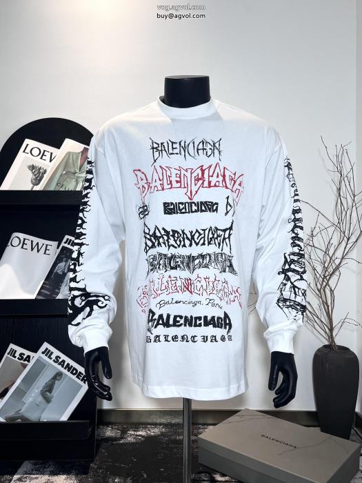 スーパー コピー 販売balenciaga海外限定早い者勝ち長袖Tシャツ_0_0