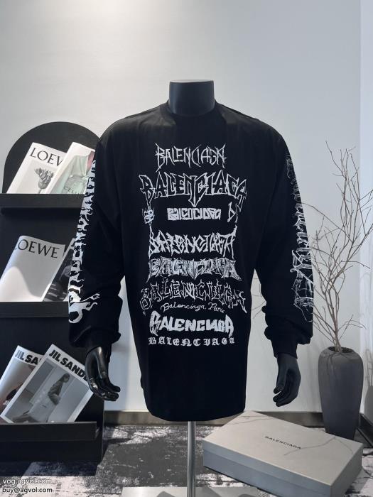 スーパー コピー 販売balenciaga海外限定早い者勝ち長袖Tシャツ_0_2