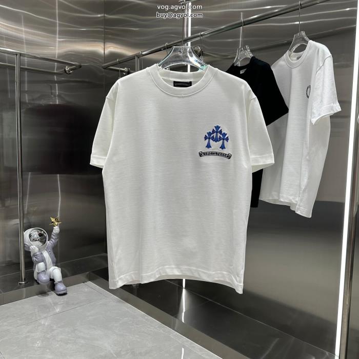 CHROME HEARTSコピー 通販ファッション感が急上昇！大人っぽく仕上げ半袖Tシャツ_0_1