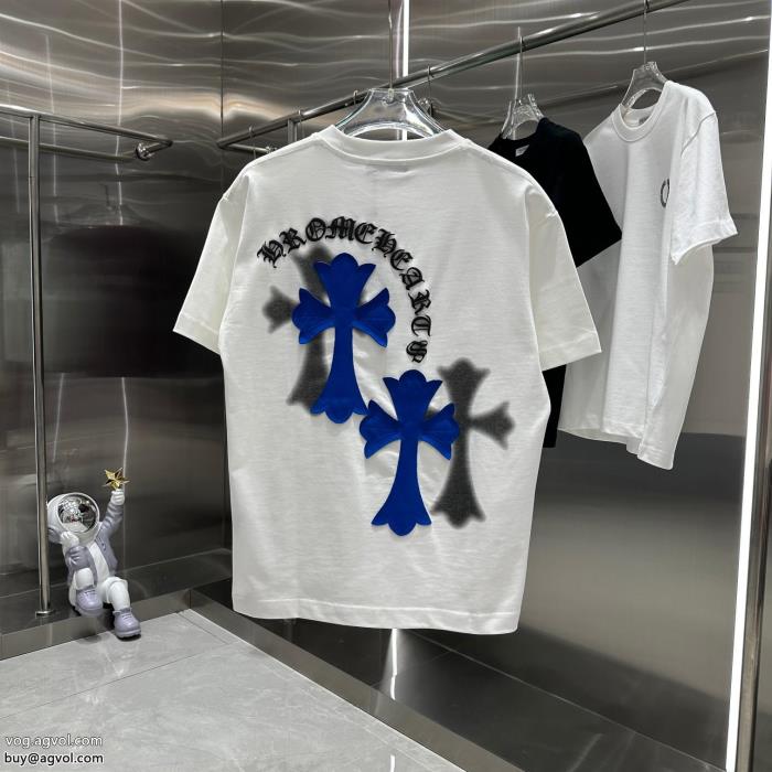CHROME HEARTSコピー 通販ファッション感が急上昇！大人っぽく仕上げ半袖Tシャツ_0_2
