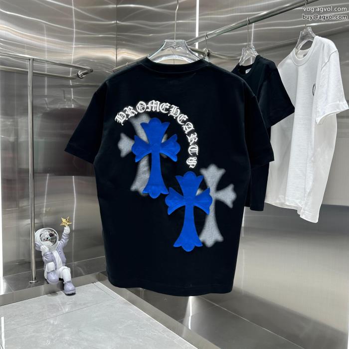 CHROME HEARTSコピー 通販ファッション感が急上昇！大人っぽく仕上げ半袖Tシャツ_0_4