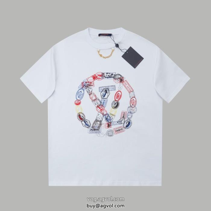 品良くおしゃれ超稀少半袖Tシャツ偽 ブランドLOUIS VUITTON_0_2