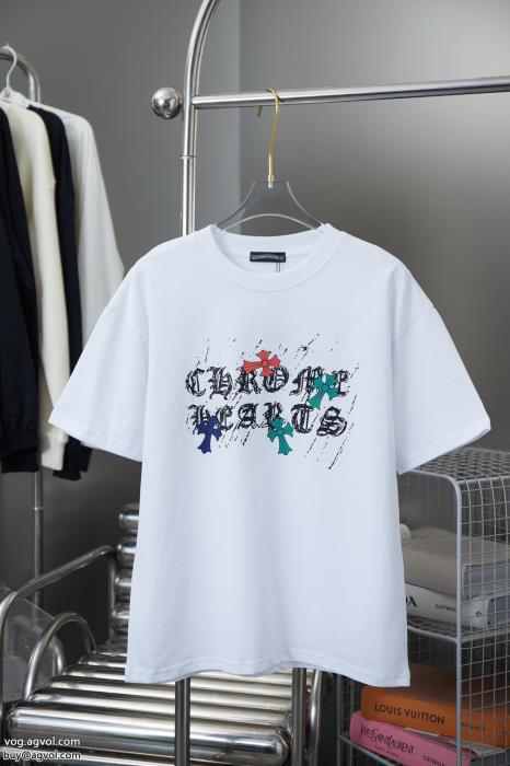 人気モデル愛用存在感大コピー ブランド 販売半袖Tシャツクロムハーツ_0_0