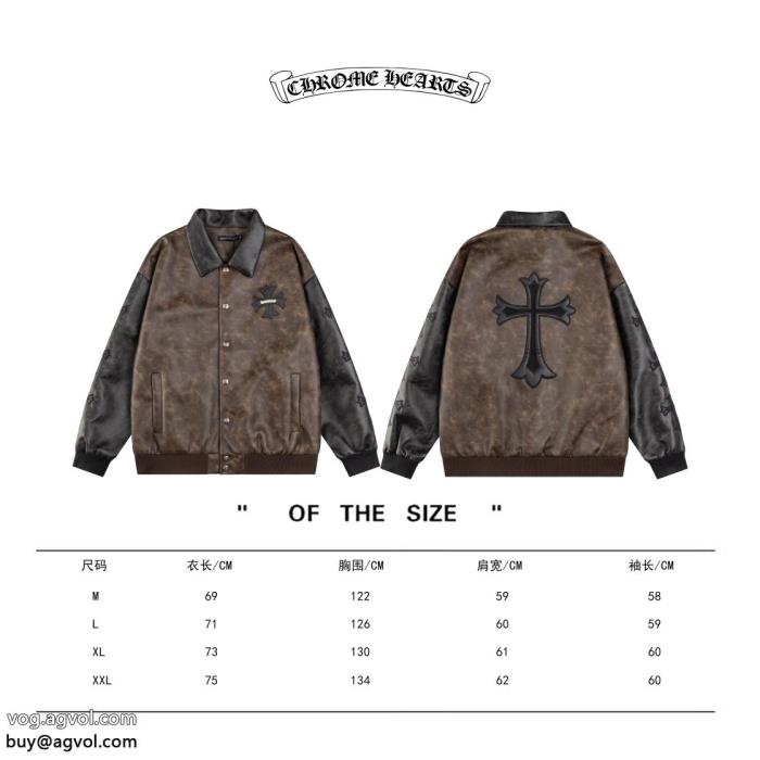 ジャケット23SS 2024最新作 海外発ヴィンテージ感偽物 ブランド 販売CHROME HEARTS_0_0