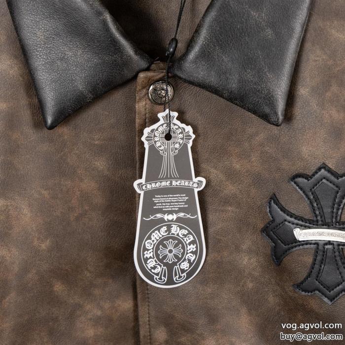ジャケット23SS 2024最新作 海外発ヴィンテージ感偽物 ブランド 販売CHROME HEARTS_0_1