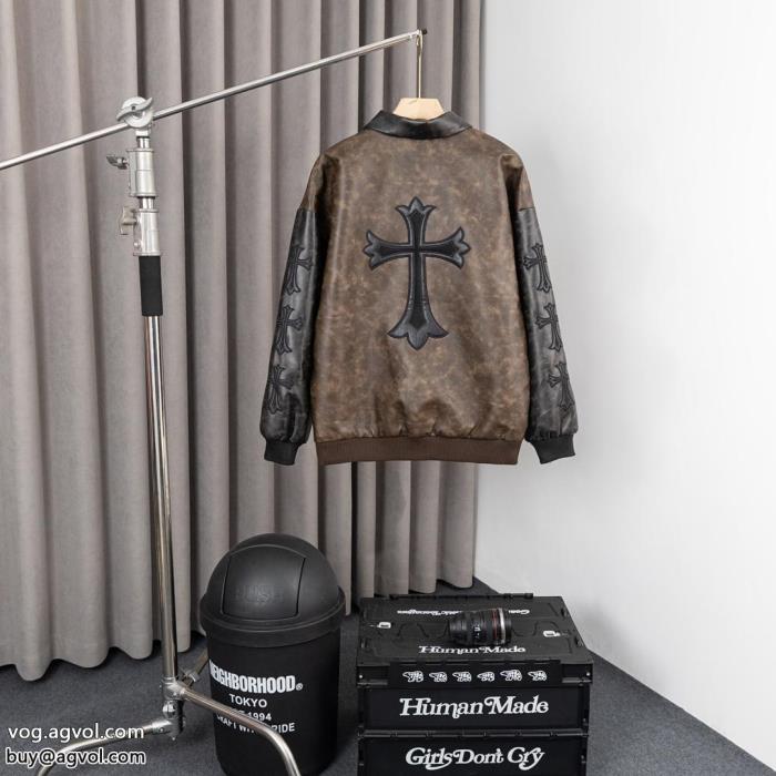 ジャケット23SS 2024最新作 海外発ヴィンテージ感偽物 ブランド 販売CHROME HEARTS_0_2