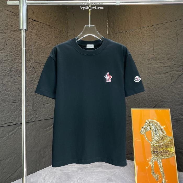 2024季節限定涼しげに演出MONCLER偽 ブランド 販売半袖Tシャツ_0_4