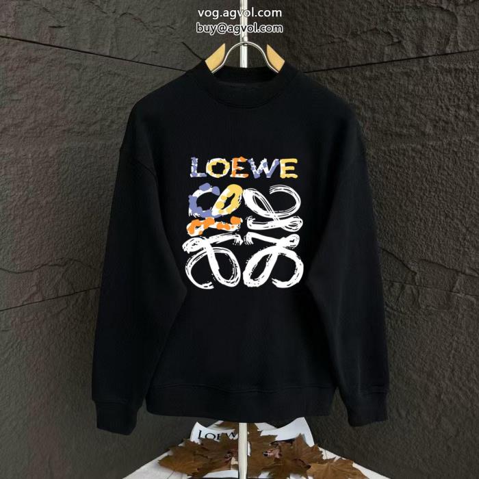 ブランド 偽物 激安 通販軽やかな素材感大人っぽい印象が素敵LOEWEパーカー_0_0