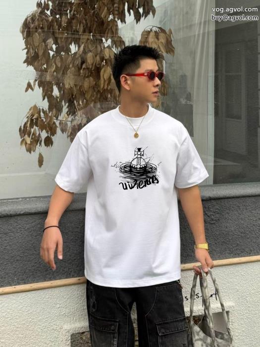 VIVIENNE WESTWOOD春の新生活おしゃれ上級者に着ブランド フェイク半袖Tシャツ_0_0