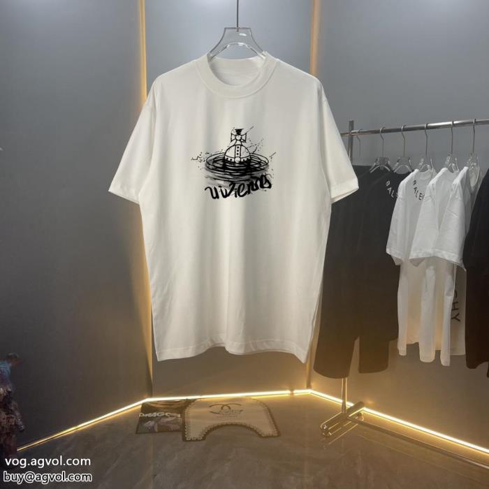 VIVIENNE WESTWOOD春の新生活おしゃれ上級者に着ブランド フェイク半袖Tシャツ_0_1