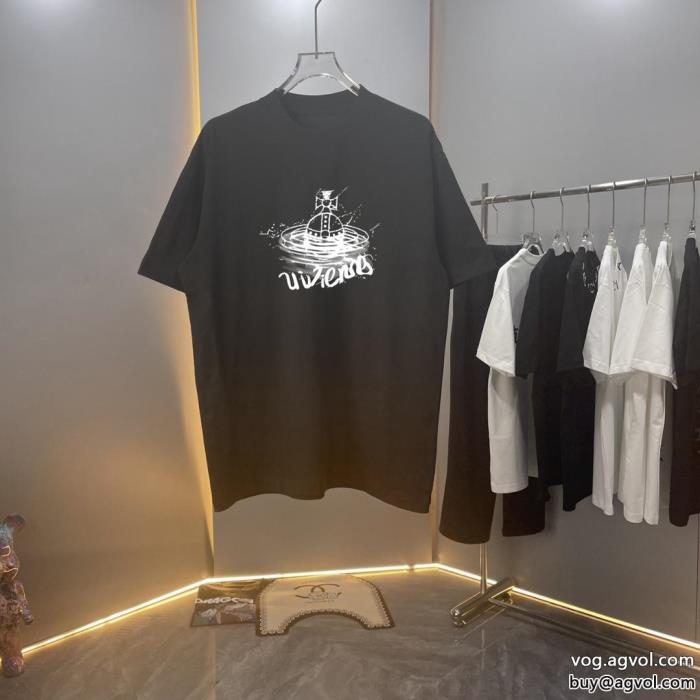 VIVIENNE WESTWOOD春の新生活おしゃれ上級者に着ブランド フェイク半袖Tシャツ_0_3