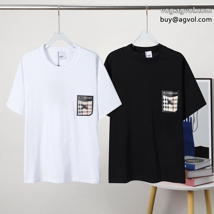 スーパー コピー ブランド 通販オシャレ上級者に幅広く使える半袖TシャツBURBERRY_0_0