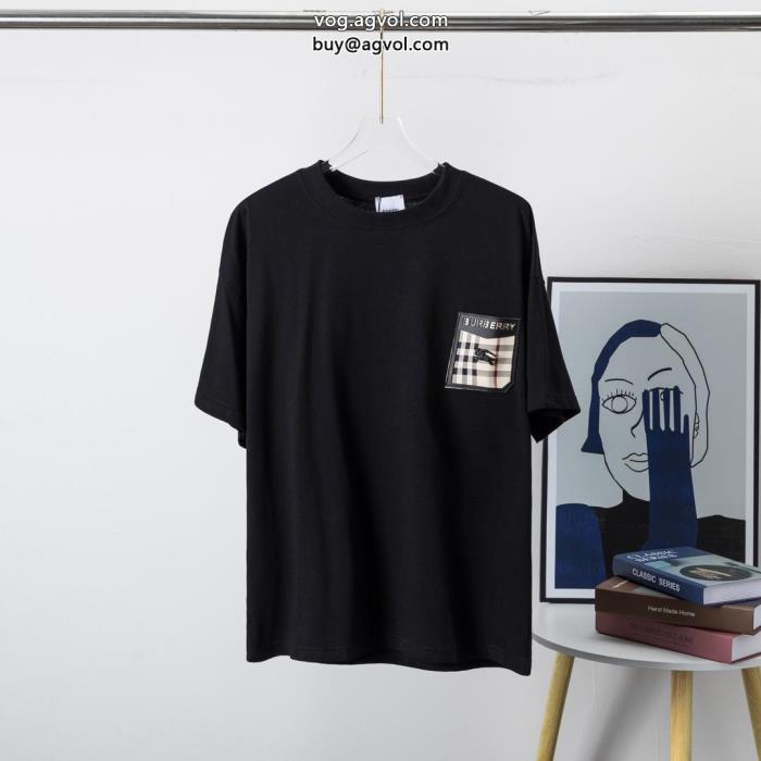 スーパー コピー ブランド 通販オシャレ上級者に幅広く使える半袖TシャツBURBERRY_0_3