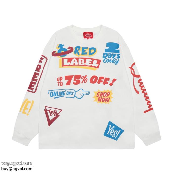 VIVIENNE WESTWOODスーパー コピー どこで 買える長袖Tシャツプレミアム品質VIPセールで破格_0_0
