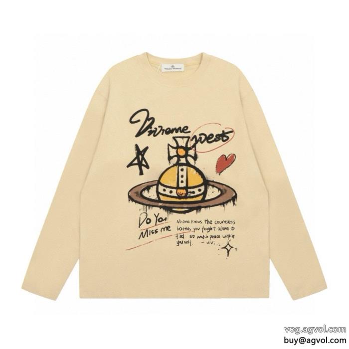 VIVIENNE WESTWOOD今流行雑誌も街も人気アイテム長袖Tシャツブランド コピー 着払い_0_3
