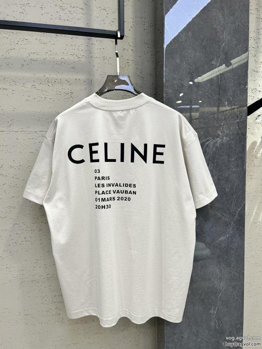 セリーヌブランド コピー 品半袖Tシャツ2024の流行りの新品即完売_1_2