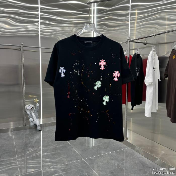 格安SALEストリートに溢れるウェアCHROME HEARTS半袖Tシャツブランド アクセサリー 激安_0_0
