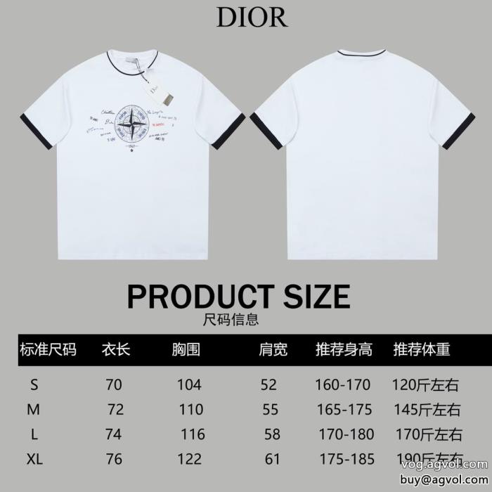 定番人気春の新生活半袖TシャツDIOR偽物 ブランド 販売_0_2