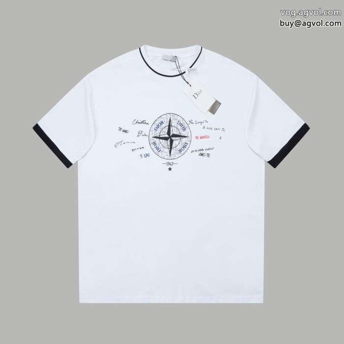 定番人気春の新生活半袖TシャツDIOR偽物 ブランド 販売_0_3