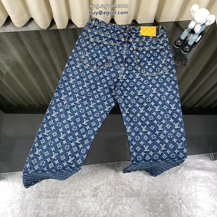 高級感も漂いファッションに新しい色ジーンズLOUIS VUITTONブランド 激安_0_0