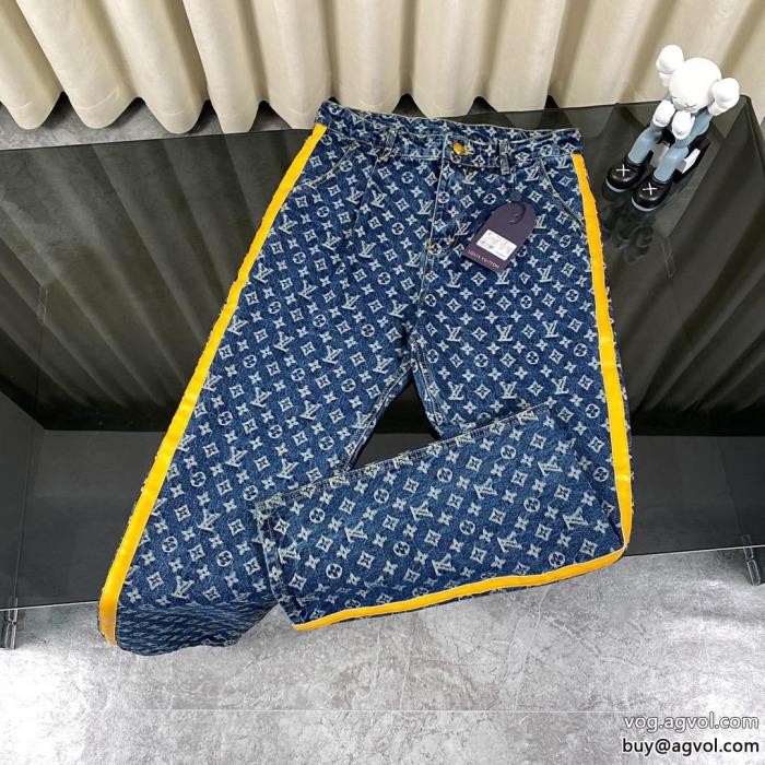 高級感も漂いファッションに新しい色ジーンズLOUIS VUITTONブランド 激安_0_1