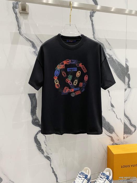 春の新生活涼しげに演出ブランド コピー 通販半袖TシャツLOUIS VUITTON_0_0