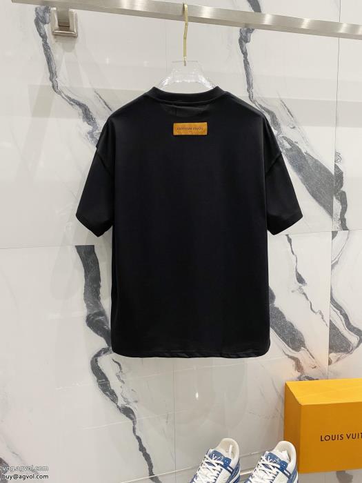 春の新生活涼しげに演出ブランド コピー 通販半袖TシャツLOUIS VUITTON_0_1