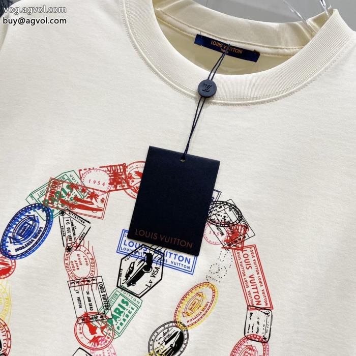 春の新生活涼しげに演出ブランド コピー 通販半袖TシャツLOUIS VUITTON_0_3