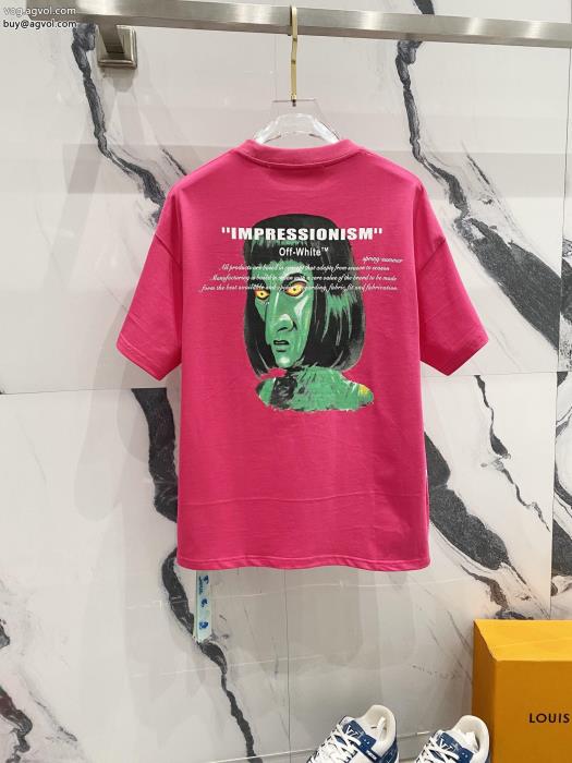 ブランド 偽物 激安日本未上陸のブランド気分が上がる半袖TシャツOff-White_0_4