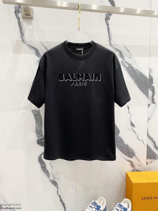 半袖TシャツBALMAIN2024最新作おすすめ大人かわいい着こなしコピー 商品 通販_0_0