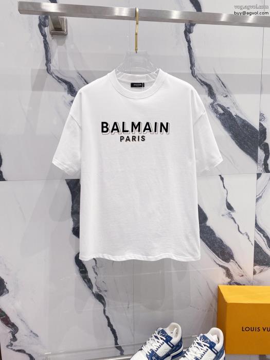 半袖TシャツBALMAIN2024最新作おすすめ大人かわいい着こなしコピー 商品 通販_0_2