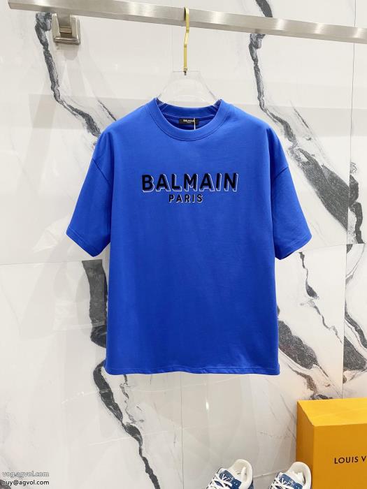 半袖TシャツBALMAIN2024最新作おすすめ大人かわいい着こなしコピー 商品 通販_0_4