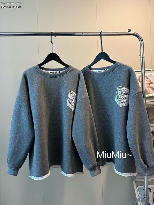 偽 ブランド 通販風通しの良いフレア華やかムードを演出してMIUMIUパーカー_0_1