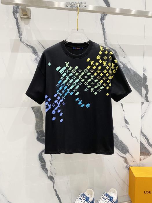 LOUIS VUITTONコピー ブランド 通販半袖Tシャツシンプル使える限定デザイン_0_1