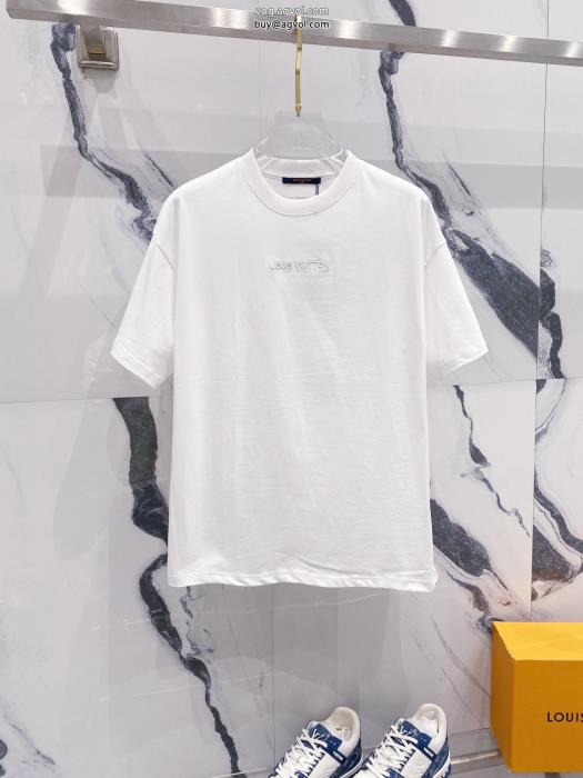 偽 ブランド LOUIS VUITTON半袖Tシャツ大人っぽく見せ新作人気上昇中_0_0