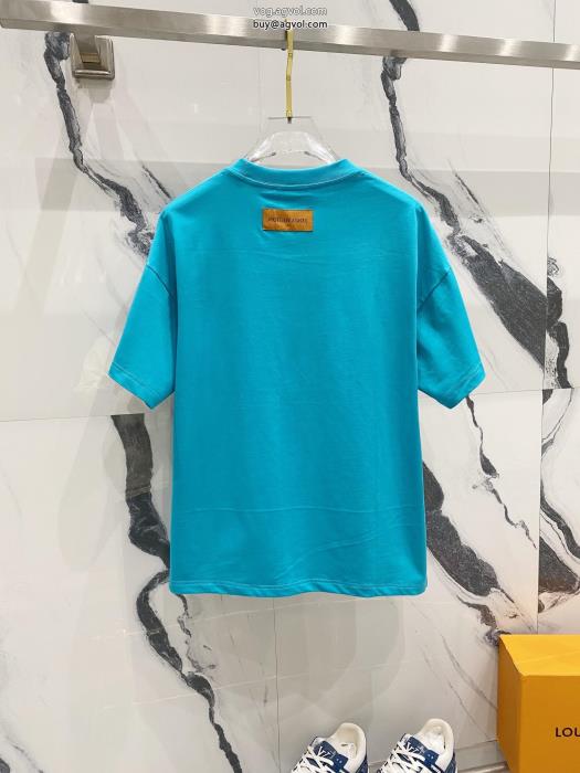 偽 ブランド LOUIS VUITTON半袖Tシャツ大人っぽく見せ新作人気上昇中_0_3