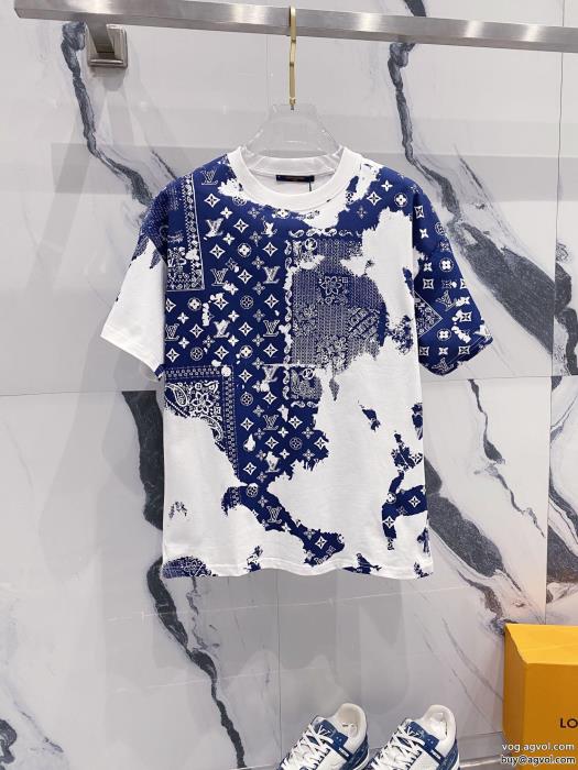 2024ファッション最新で完売確実ルイ ヴィトンブランド 偽物半袖Tシャツ_0_0